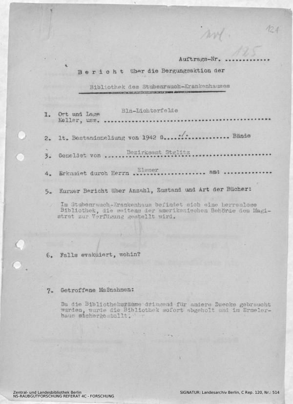 Landesarchiv Berlin, C Rep. 120 Nr. 514, Bl. 121