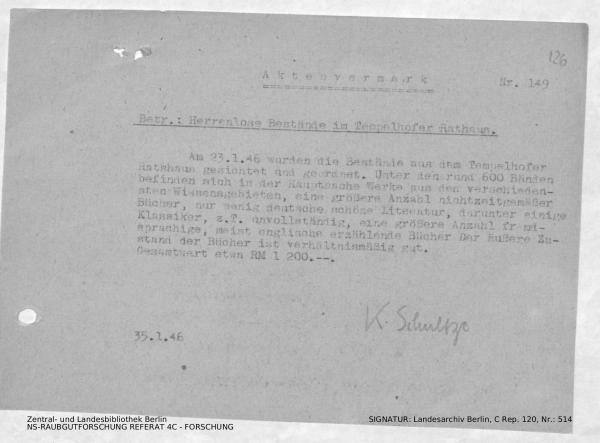Landesarchiv Berlin, C Rep. 120 Nr. 514, Bl. 126