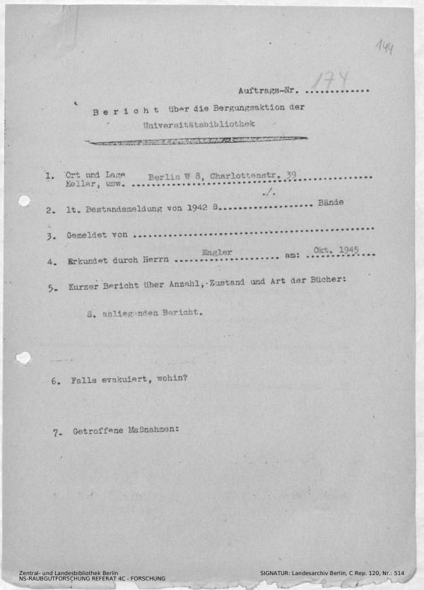 Landesarchiv Berlin, C Rep. 120 Nr. 514, Bl. 144