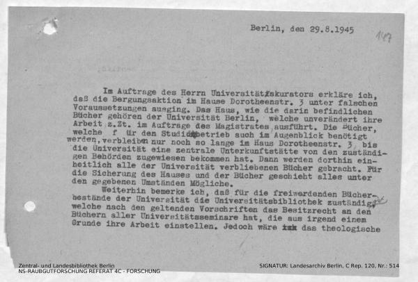 Landesarchiv Berlin, C Rep. 120 Nr. 514, Bl. 147