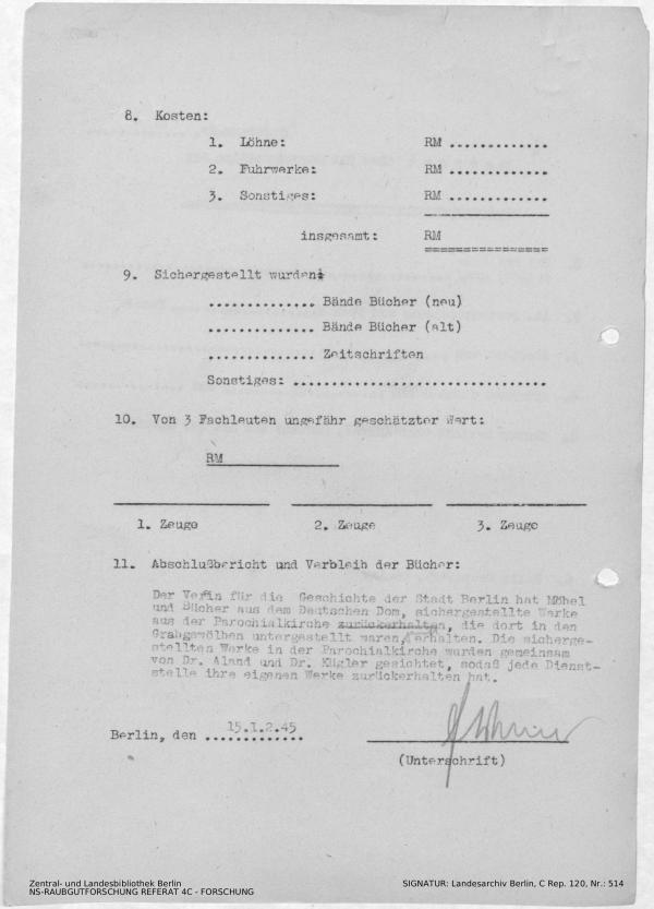Landesarchiv Berlin, C Rep. 120 Nr. 514, Bl. 149