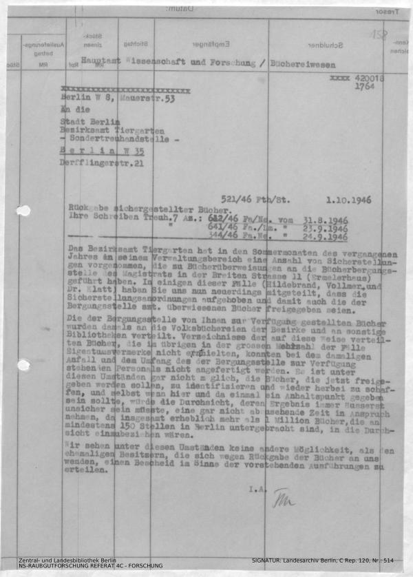 Landesarchiv Berlin, C Rep. 120 Nr. 514, Bl. 158