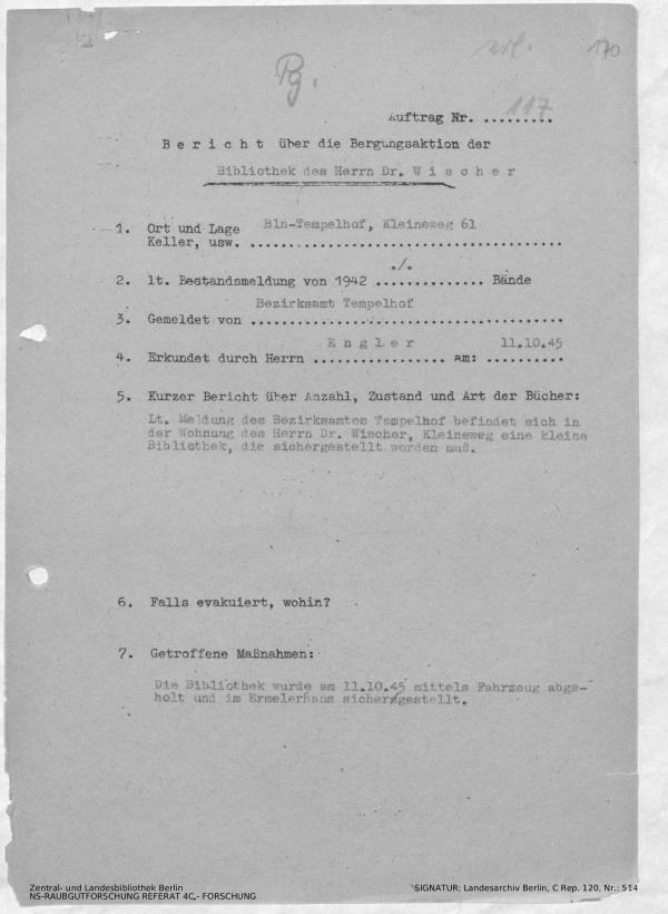 Landesarchiv Berlin, C Rep. 120 Nr. 514, Bl. 170