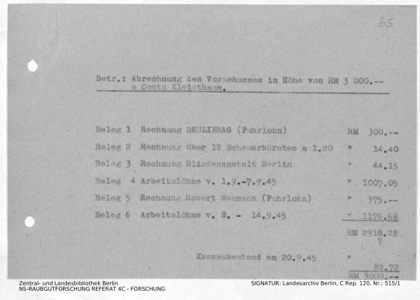 Landesarchiv Berlin, C Rep. 120 Nr. 515/1, Bl. 65