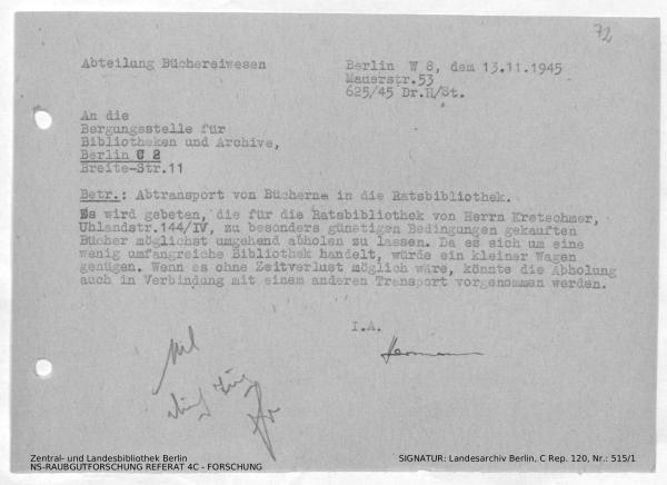 Landesarchiv Berlin, C Rep. 120 Nr. 515/1, Bl. 72