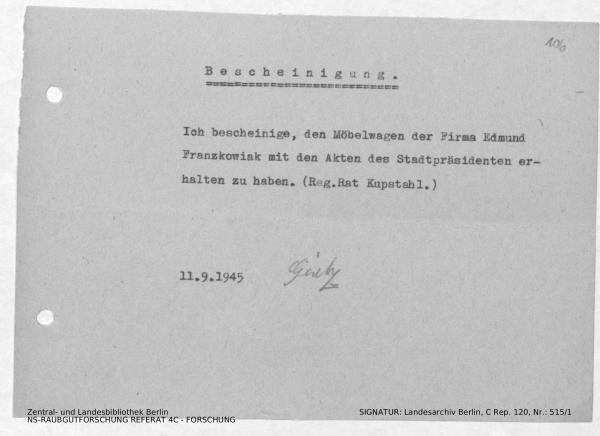 Landesarchiv Berlin, C Rep. 120 Nr. 515/1, Bl. 106
