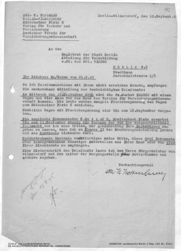 Landesarchiv Berlin, C Rep. 120 Nr. 515/1, Bl. 112