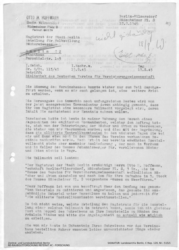 Landesarchiv Berlin, C Rep. 120 Nr. 515/1, Bl. 115