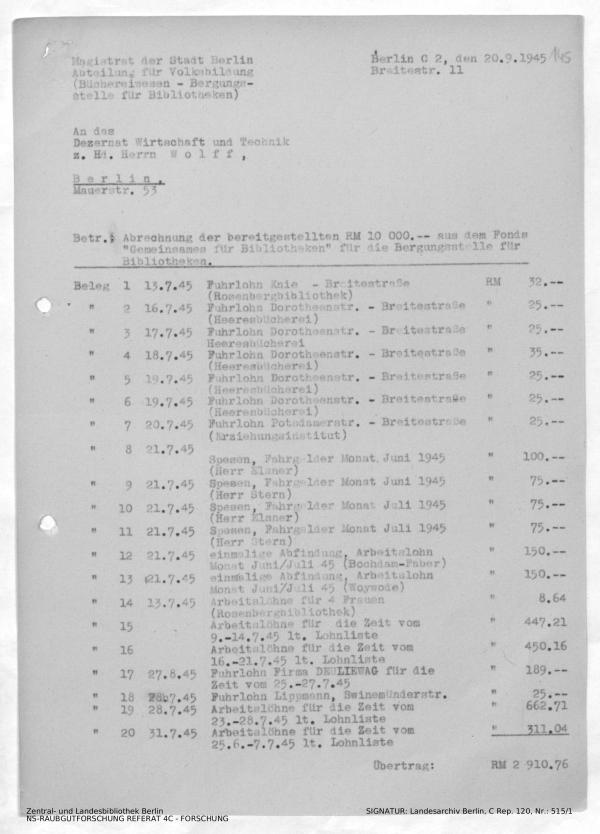 Landesarchiv Berlin, C Rep. 120 Nr. 515/1, Bl. 145