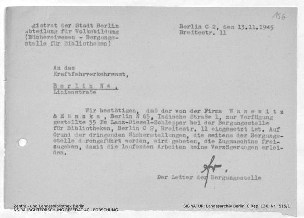 Landesarchiv Berlin, C Rep. 120 Nr. 515/1, Bl. 156