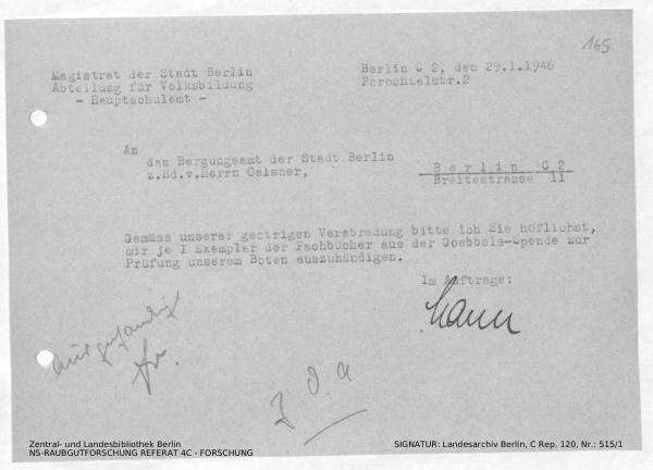 Landesarchiv Berlin, C Rep. 120 Nr. 515/1, Bl. 165