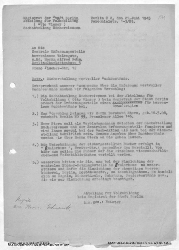 Landesarchiv Berlin, C Rep. 120 Nr. 515/1, Bl. 170