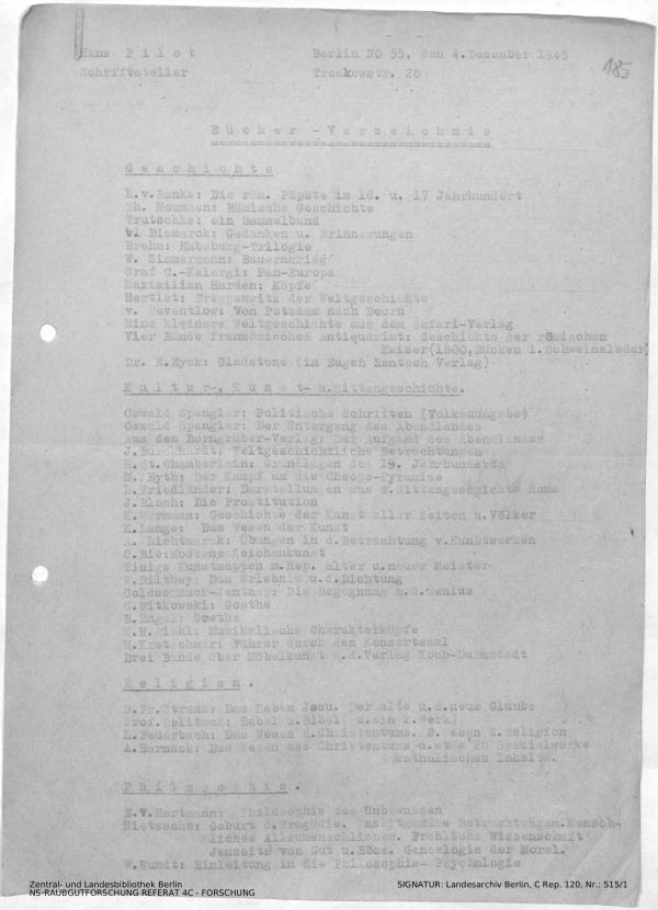 Landesarchiv Berlin, C Rep. 120 Nr. 515/1, Bl. 185
