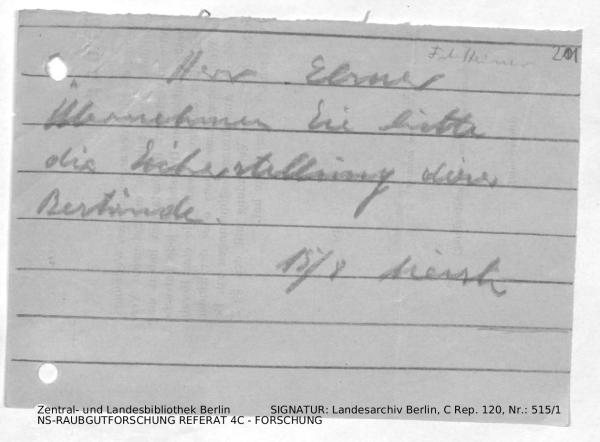 Landesarchiv Berlin, C Rep. 120 Nr. 515/1, Bl. 201