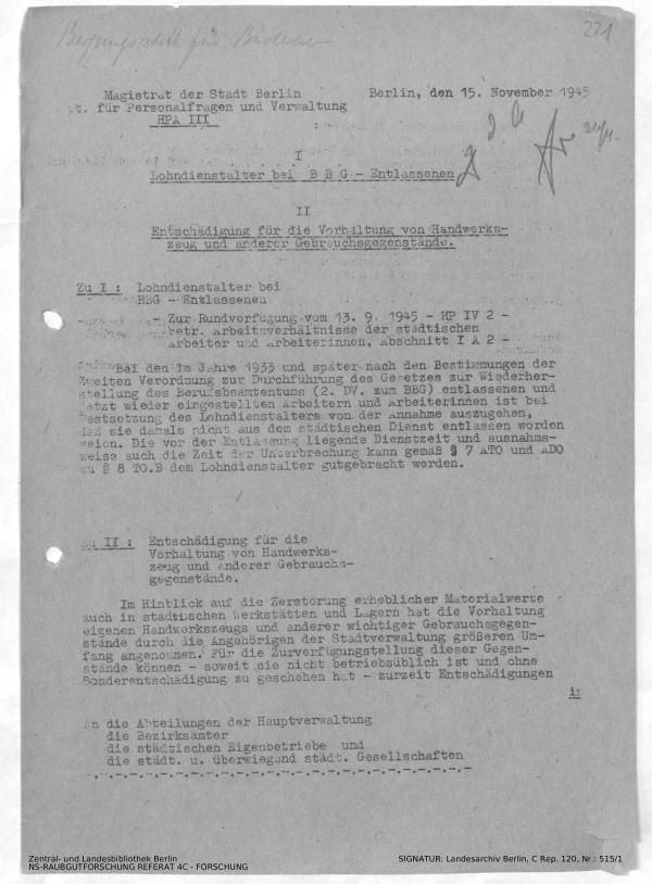 Landesarchiv Berlin, C Rep. 120 Nr. 515/1, Bl. 221