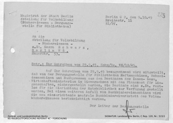 Landesarchiv Berlin, C Rep. 120 Nr. 515/1, Bl. 225
