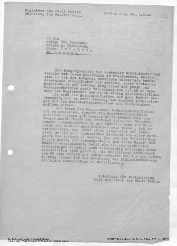 Landesarchiv Berlin, C Rep. 120 Nr. 515/1, Bl. 232