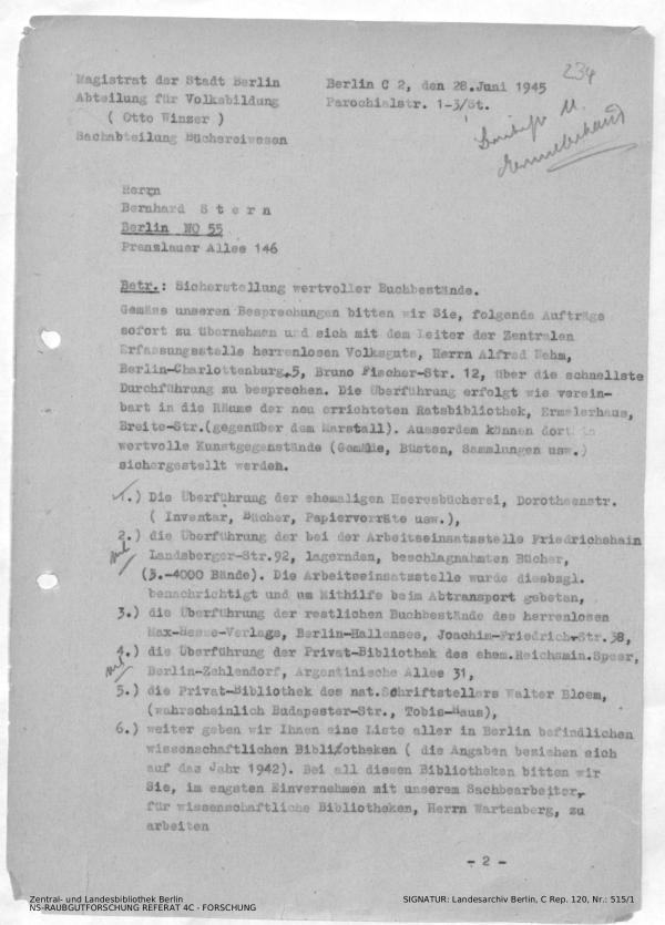Landesarchiv Berlin, C Rep. 120 Nr. 515/1, Bl. 234