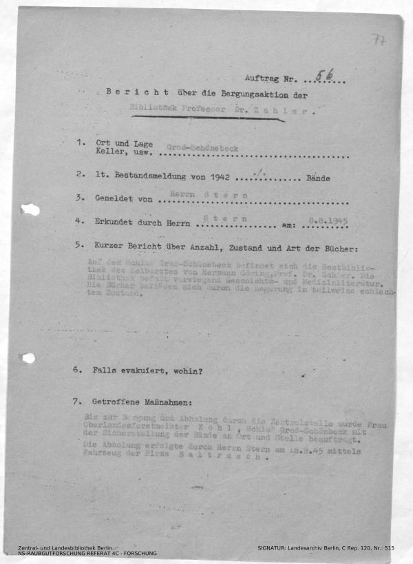 Landesarchiv Berlin, C Rep. 120 Nr. 515, Bl. 77