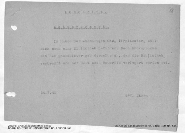 Landesarchiv Berlin, C Rep. 120 Nr. 515, Bl. 88
