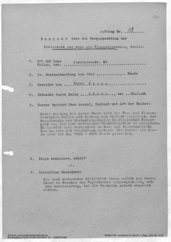 Landesarchiv Berlin, C Rep. 120 Nr. 515, Bl. 110