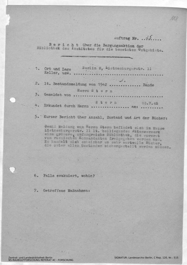 Landesarchiv Berlin, C Rep. 120 Nr. 515, Bl. 118