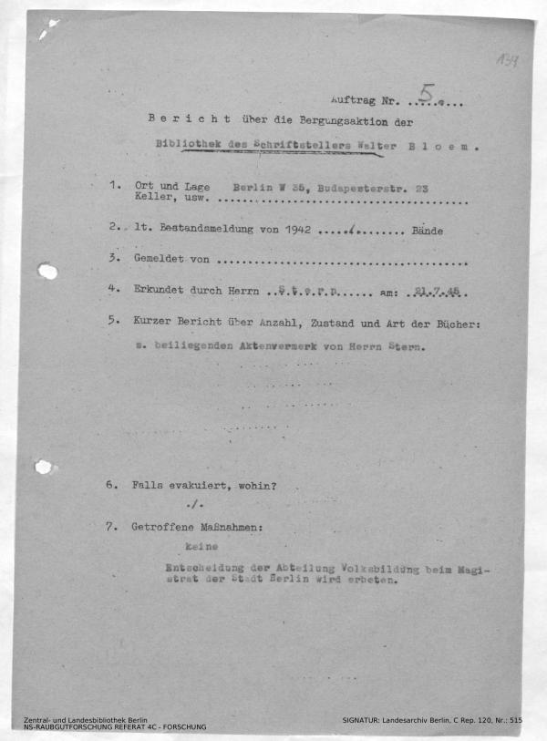 Landesarchiv Berlin, C Rep. 120 Nr. 515, Bl. 134