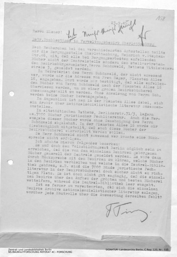 Landesarchiv Berlin, C Rep. 120 Nr. 515, Bl. 158