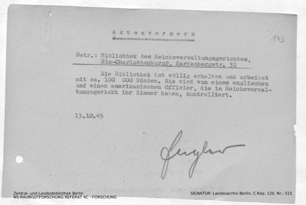 Landesarchiv Berlin, C Rep. 120 Nr. 515, Bl. 173