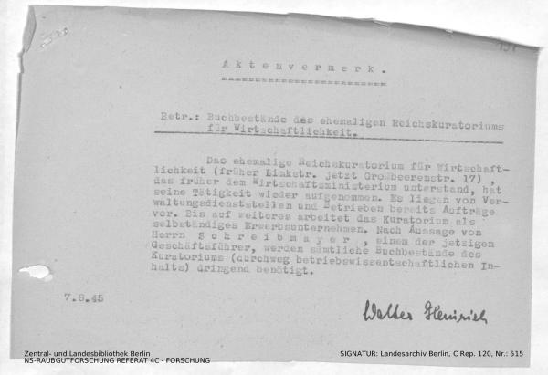 Landesarchiv Berlin, C Rep. 120 Nr. 515, Bl. 191