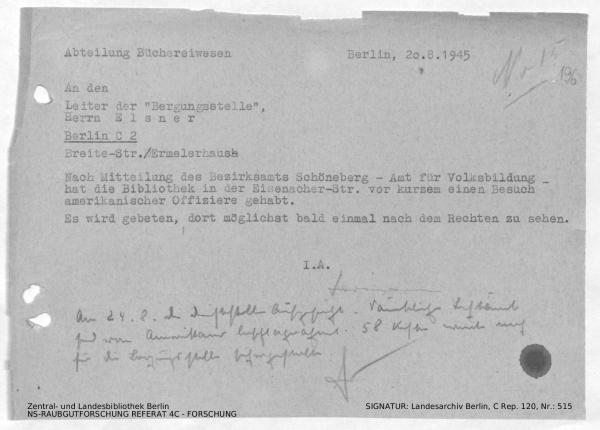 Landesarchiv Berlin, C Rep. 120 Nr. 515, Bl. 196