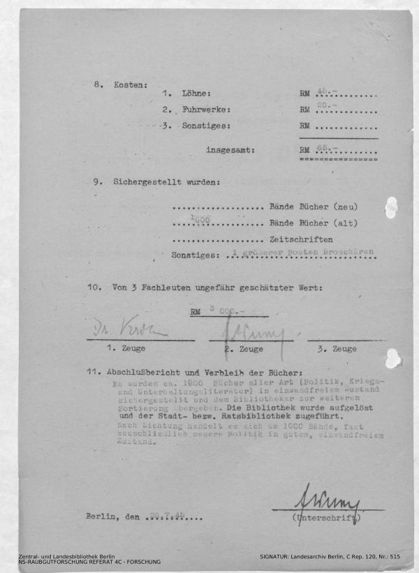 Landesarchiv Berlin, C Rep. 120 Nr. 515, Bl. 205