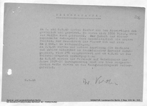 Landesarchiv Berlin, C Rep. 120 Nr. 515, Bl. 206