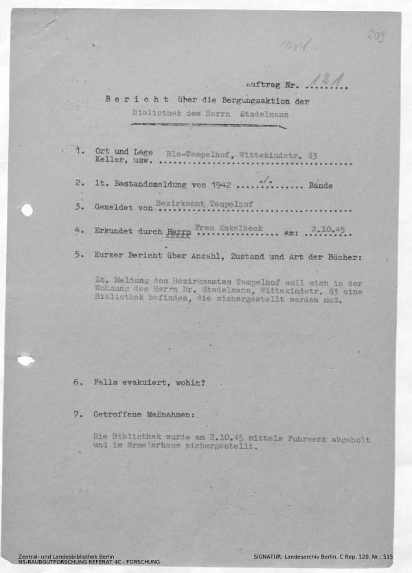 Landesarchiv Berlin, C Rep. 120 Nr. 515, Bl. 209