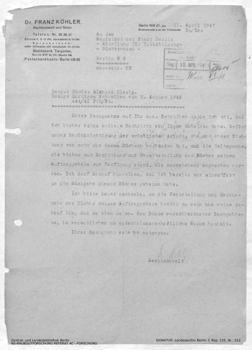 Landesarchiv Berlin, C Rep. 120 Nr. 512, Bl. 72