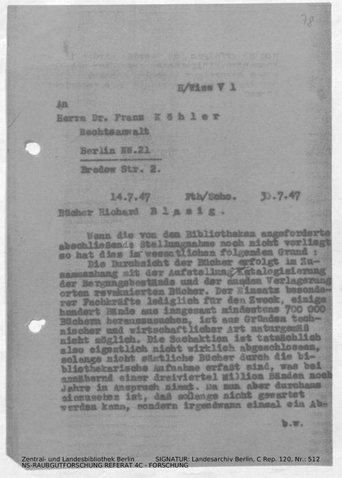 Landesarchiv Berlin, C Rep. 120 Nr. 512, Bl. 78