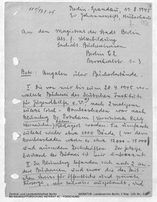 Landesarchiv Berlin, C Rep. 120 Nr. 512, Bl. 98