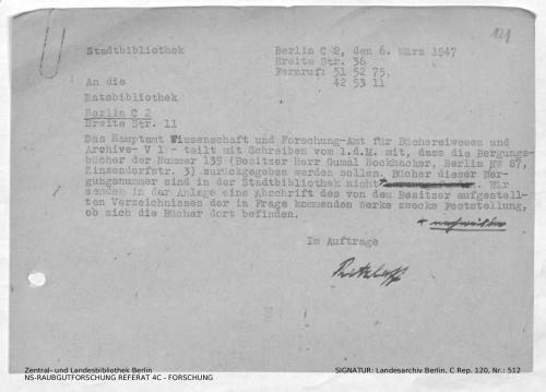 Landesarchiv Berlin, C Rep. 120 Nr. 512, Bl. 121