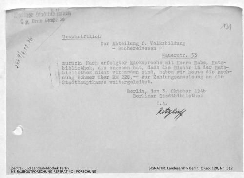 Landesarchiv Berlin, C Rep. 120 Nr. 512, Bl. 131