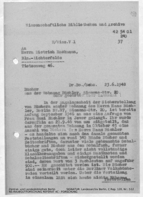 Landesarchiv Berlin, C Rep. 120 Nr. 512, Bl. 159