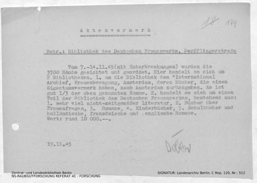 Landesarchiv Berlin, C Rep. 120 Nr. 512, Bl. 174