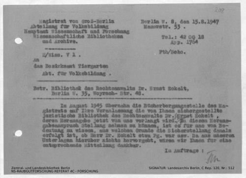 Landesarchiv Berlin, C Rep. 120 Nr. 512, Bl. 208