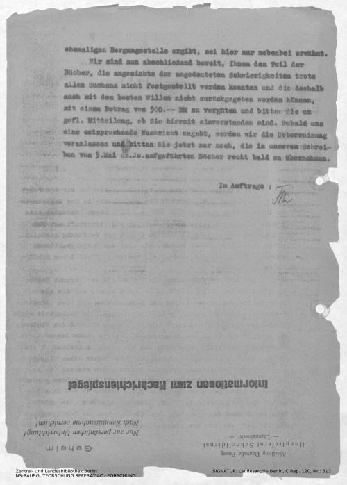 Landesarchiv Berlin, C Rep. 120 Nr. 512, Bl. 289