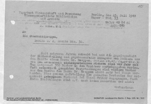 Landesarchiv Berlin, C Rep. 120 Nr. 513, Bl. 185