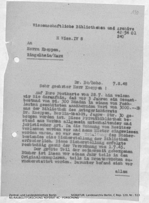 Landesarchiv Berlin, C Rep. 120 Nr. 513, Bl. 190