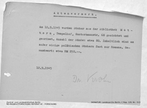 Landesarchiv Berlin, C Rep. 120 Nr. 513, Bl. 229