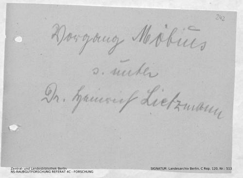 Landesarchiv Berlin, C Rep. 120 Nr. 513, Bl. 242
