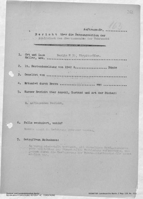 Landesarchiv Berlin, C Rep. 120 Nr. 513, Bl. 266