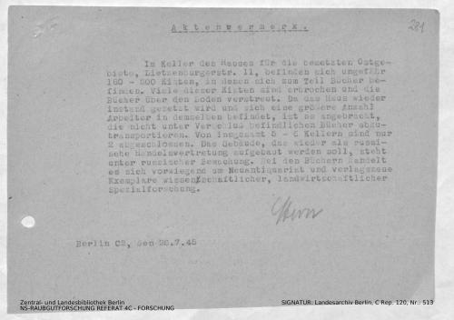 Landesarchiv Berlin, C Rep. 120 Nr. 513, Bl. 281
