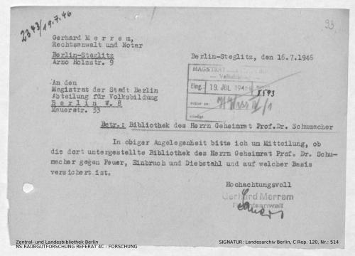 Landesarchiv Berlin, C Rep. 120 Nr. 514, Bl. 93